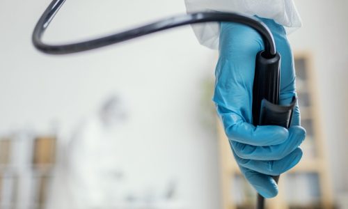 person-protective-equipment-disinfecting